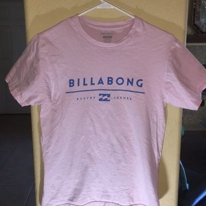 Billabong- t-shirt- small- pink